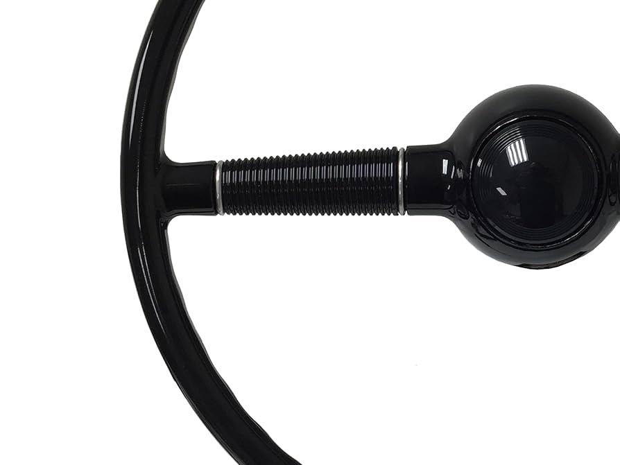 Amazon | 16インチのブラックフォーティステアリングホイール